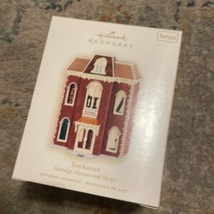 Hallmark Christmas tree ornament Bookstore Nostalgic Shops MIB